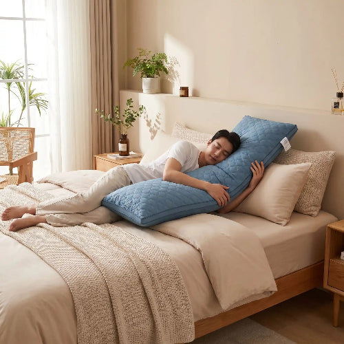 homme dort incliné avec traversin 180 ferme sur lit