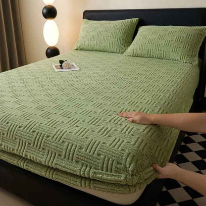 Drap en polyester cocoon vert