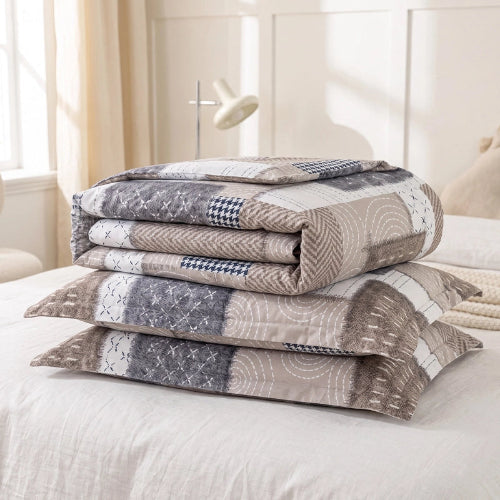 Ensemble de parure de lit 200x200 taies d'oreiller housse de couette