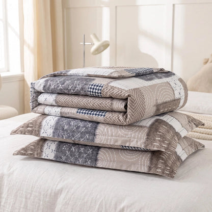Ensemble de parure de lit 200x200 taies d'oreiller housse de couette