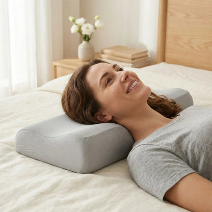 Femme oreiller cervical ergonomique | Allié du bien être
