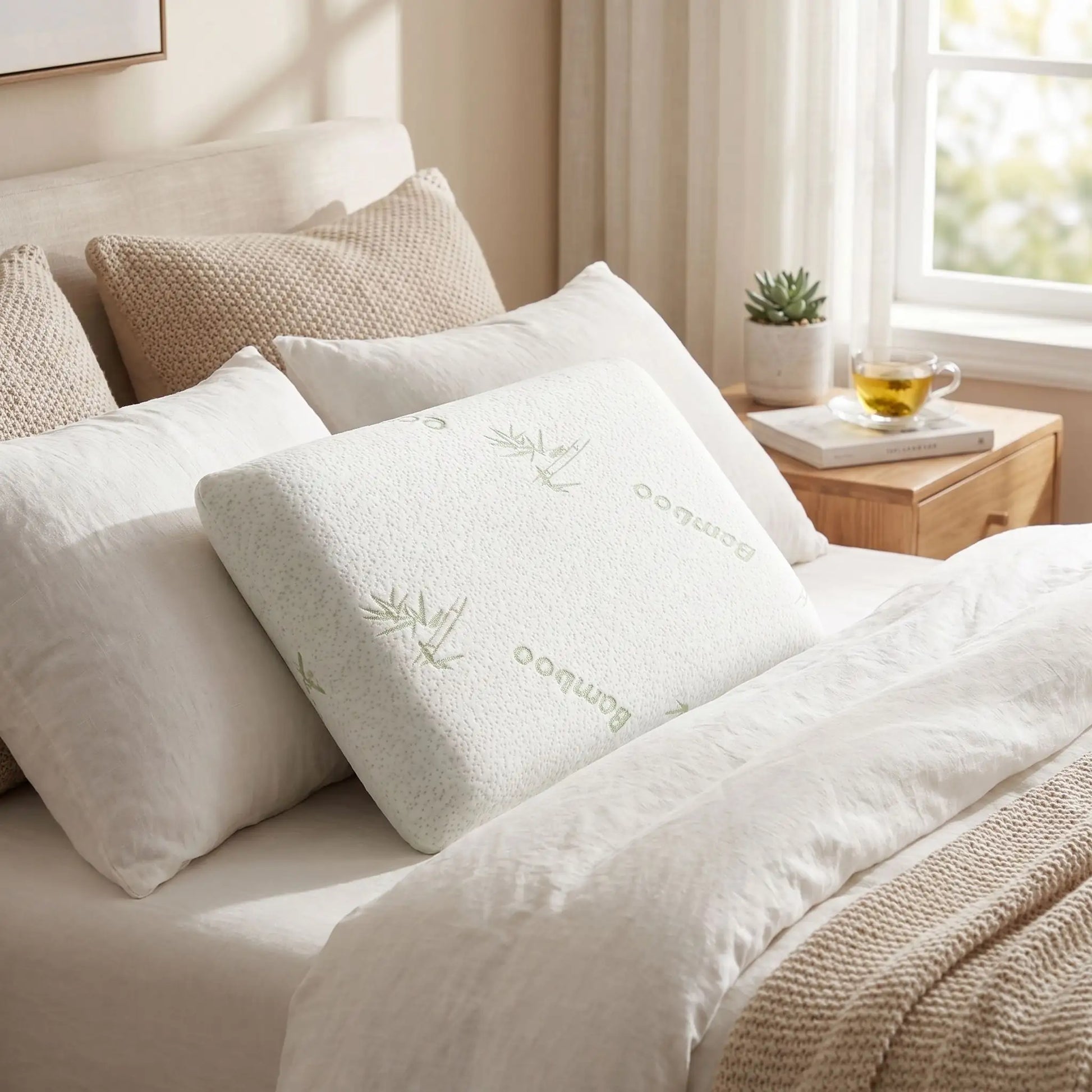 Oreiller cervical mémoire de forme  Chambre Élégante