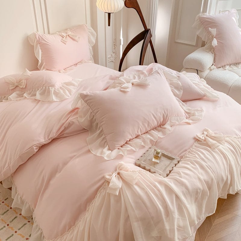 Parure de lit 220x240 rose Fraicheur Apaisante