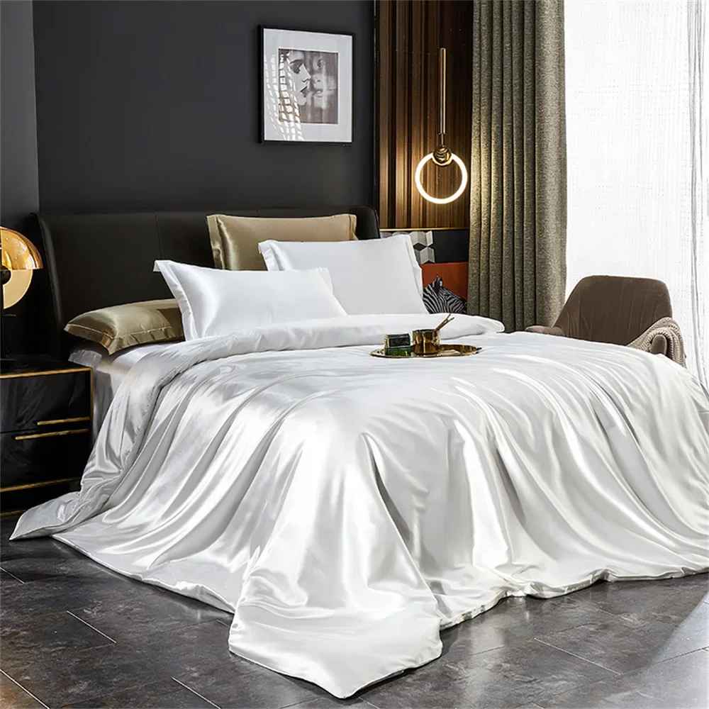 Parure de lit blanche Carle Cara