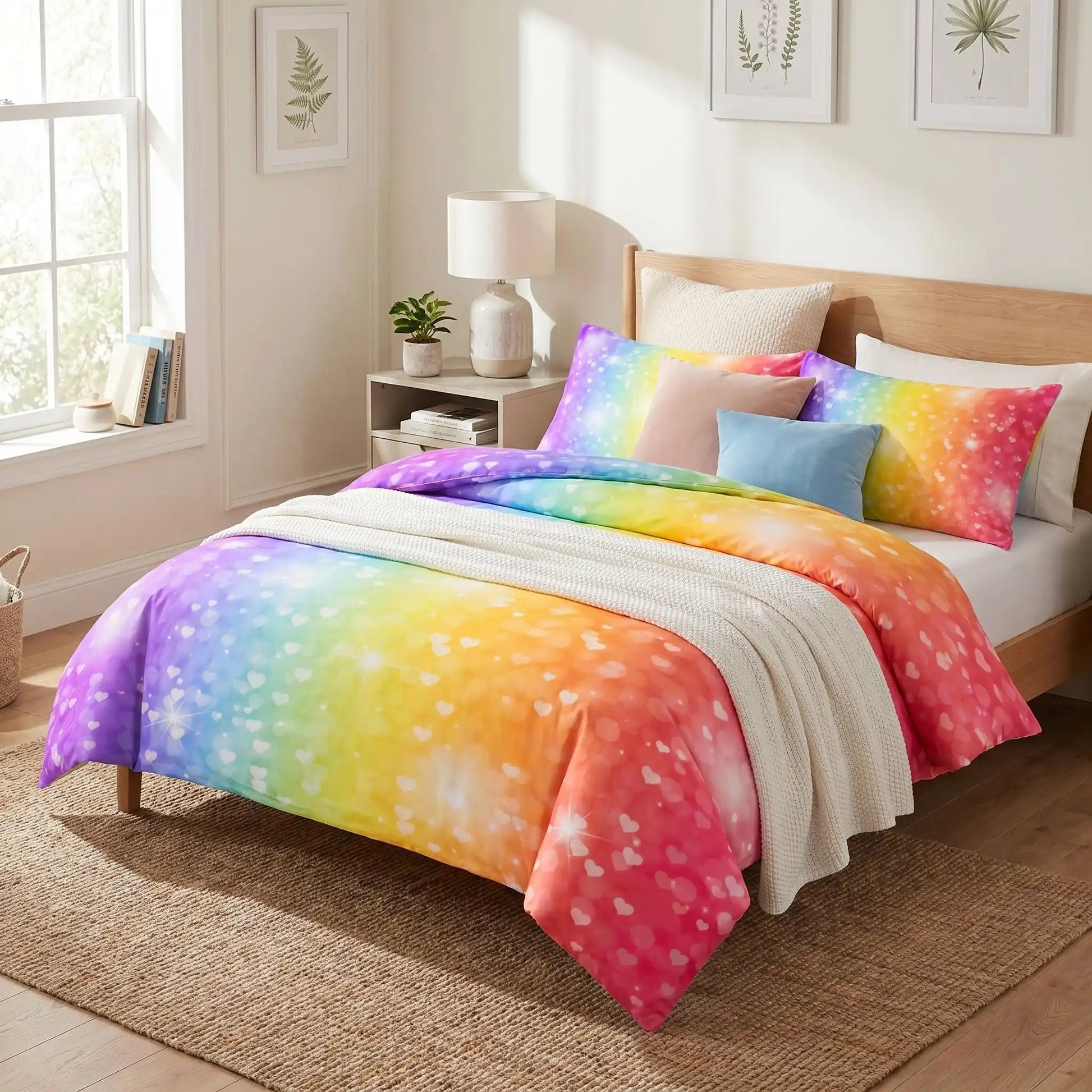 Parure de lit dans la chambre
