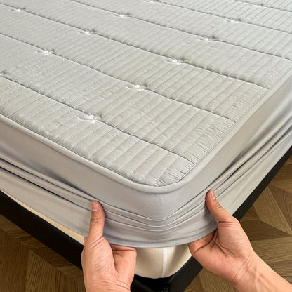 protege matelas 160x200 cm respirant gris