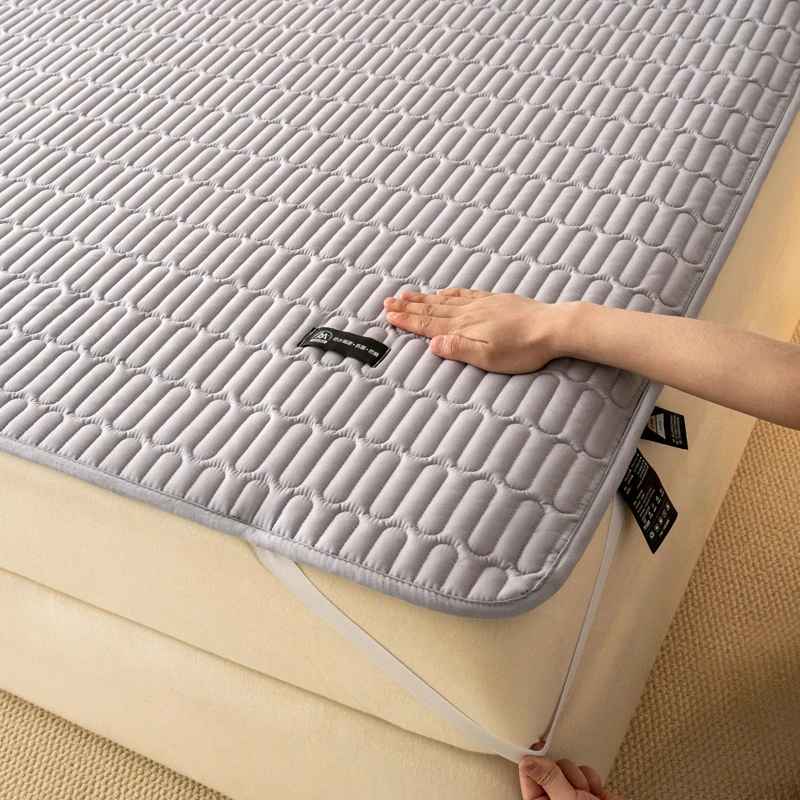  Protege matelas gris imperméable et respirant