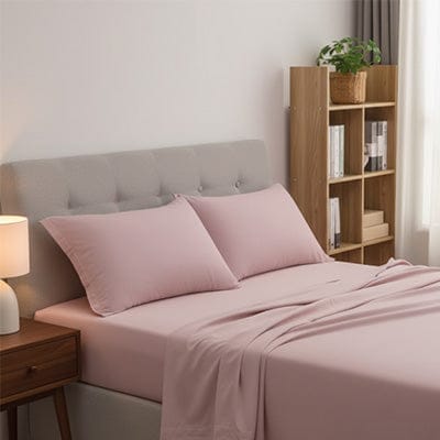 Taie d'oreiller rose ultra doux  | Confort Premium