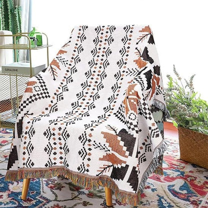 couverture  ultra artisanale motifs éthiques