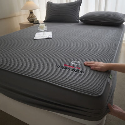 drap housse 180x200 gris cendré imperméable et doux