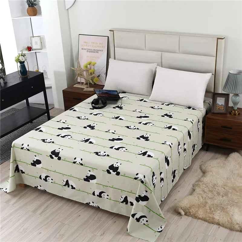 drap plat noir blanc pur coton 500 