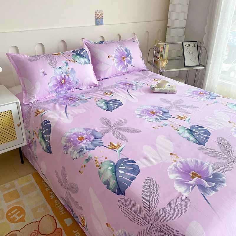 drap plat rose floral éclatant