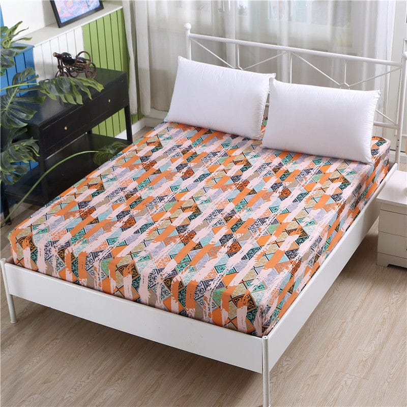 draps housse vert bleu clair végétal-zen