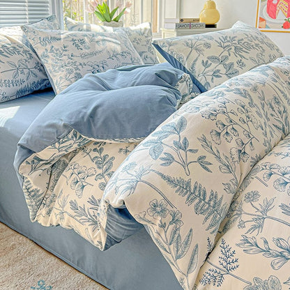 housse de couette douceur rose romantique