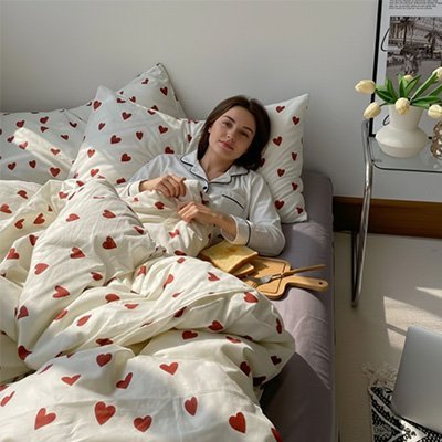 Housse de couettes | Élégance Douce - Chambre Élégante