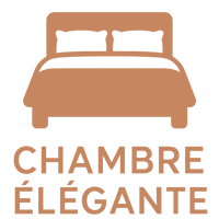 lit chambre élégante beige