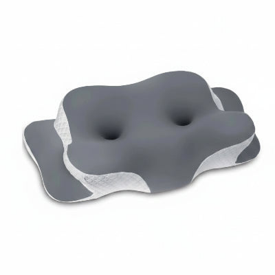 oreiller à mémoire de forme gris foncé