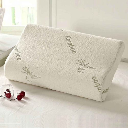 oreiller bambou mémoire de forme cervical fresh