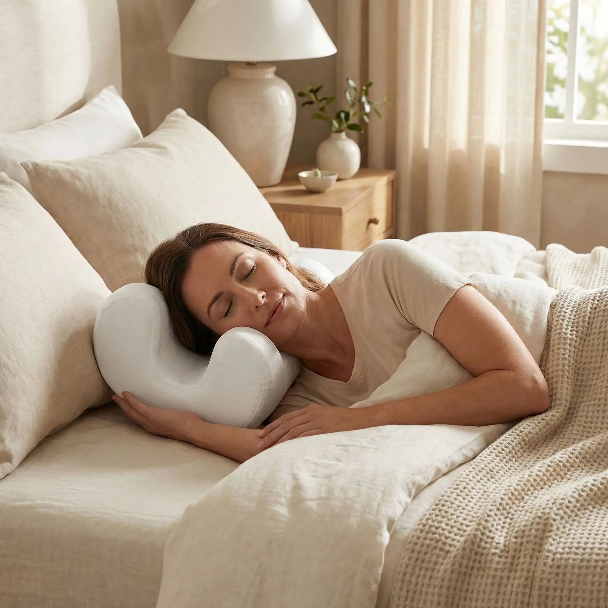 Oreiller cervical ergonomique/ DormirZen - Chambre Élégante