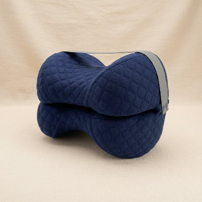 oreiller mémoire de forme bleu multifonction