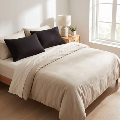 taie 50x70 antiglisse noire chambre éclairée