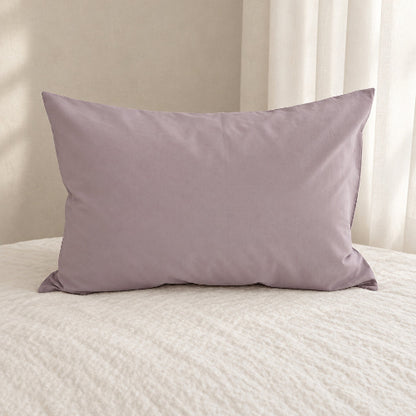taie d'oreiller 50x70 percale de coton violet