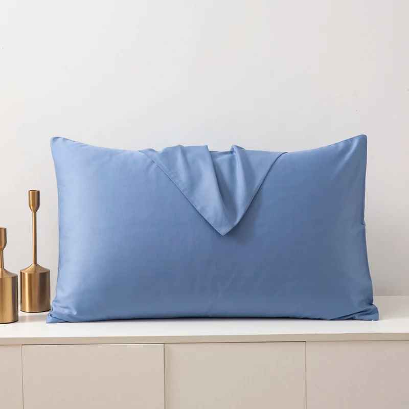 taie d'oreiller 50x70cm bleu