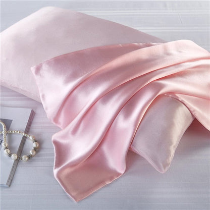 taie d oreiller en soie rose  rêve de Soie