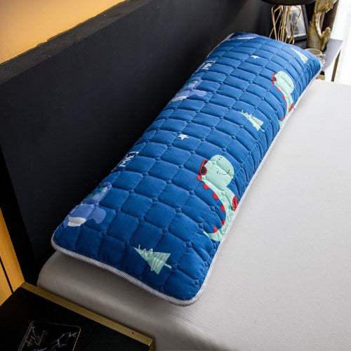 traversin pour lit 180x200 dinosaure bleu